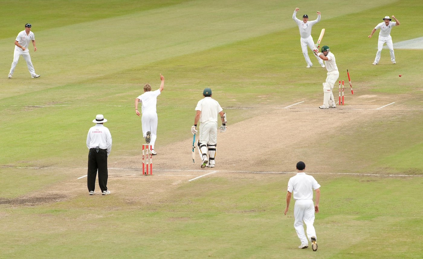 Pollock lite: Kallis b Broad in Durban, 2009