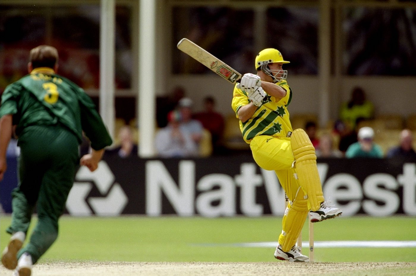 Michael Bevan was the top scorer of the match, making 65 and adding 90 runs with Steve Waugh