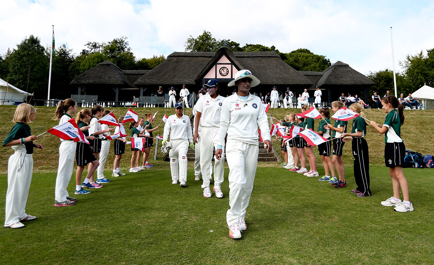 Captain Mithali Raj, Jhulan Goswami and Karuna Jain were the only three India players in the line-up who'd played a Test before