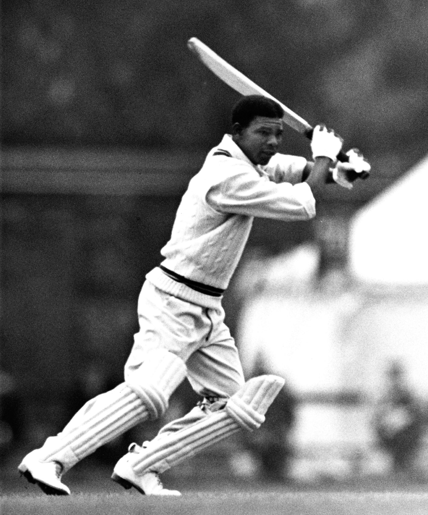 Everton Weekes bats against Cambridge University, June 10, 1950