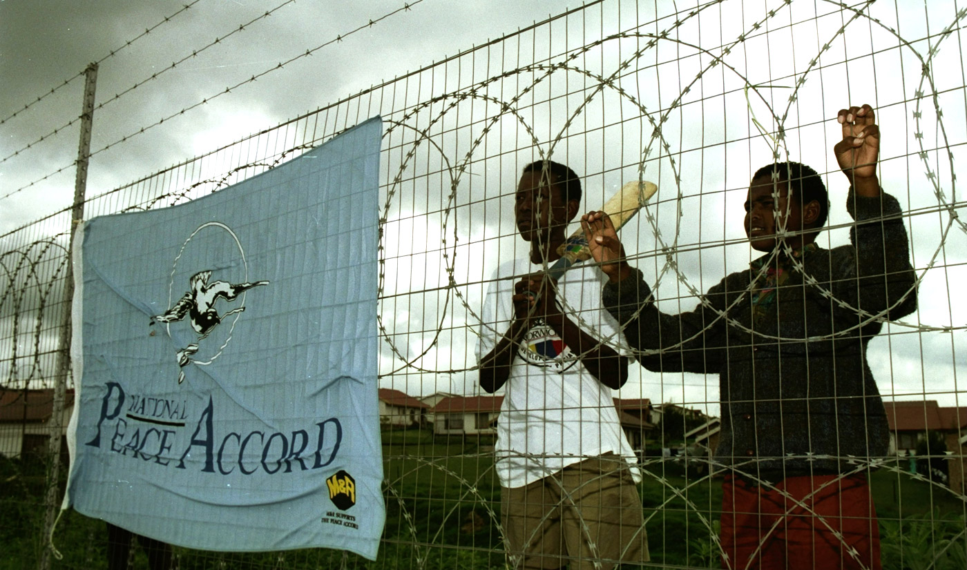 To be poor and black in South Africa is to always be on the other side of the fence