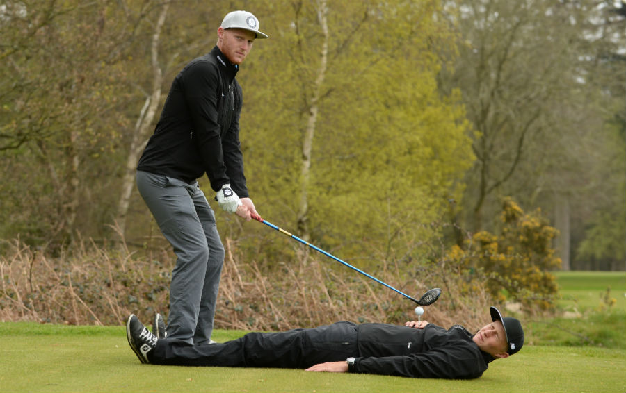 Tee break: Joe Root thinks he could make it as a left-hand batter if this doesn't work out