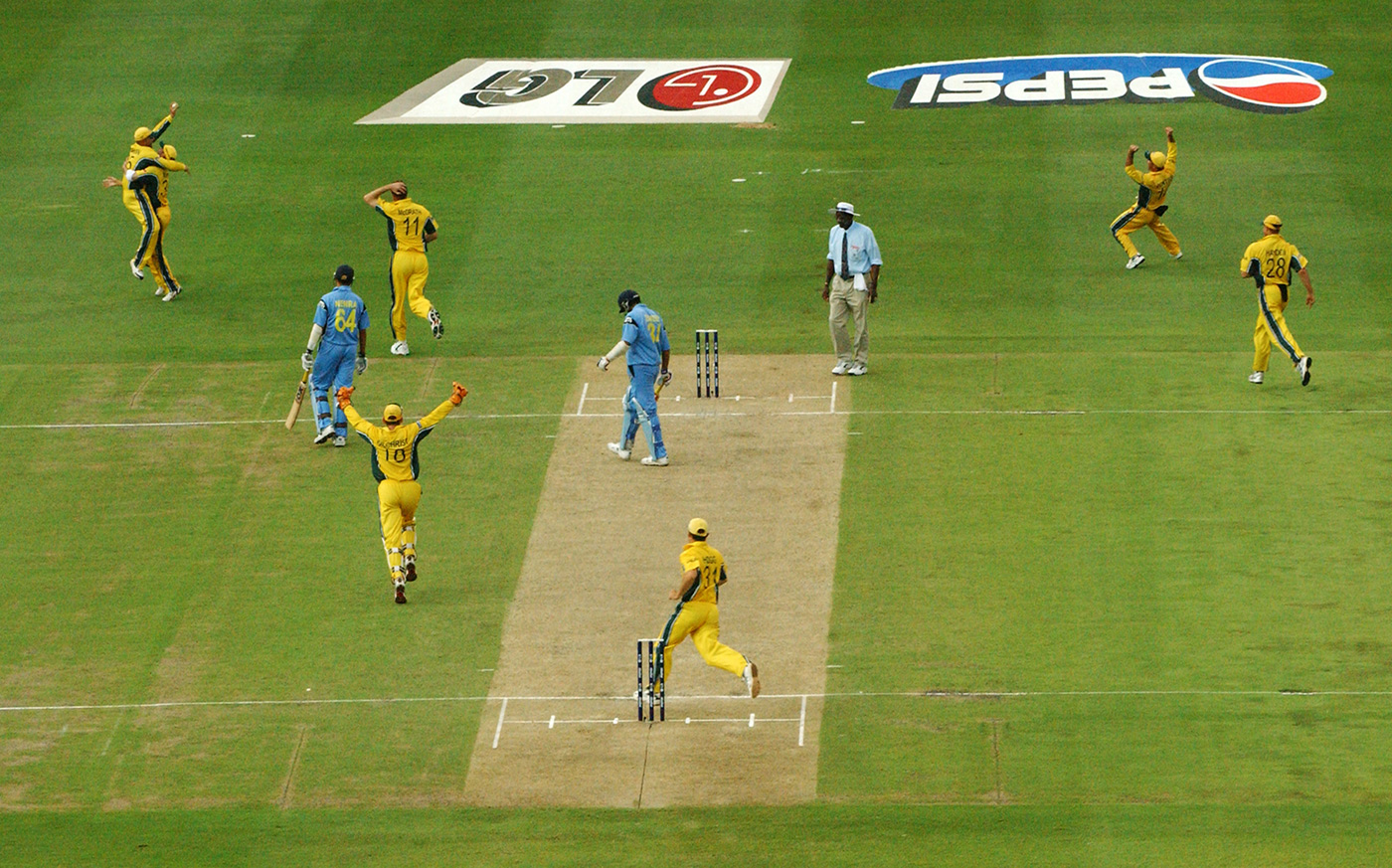 Fat lady sings, India wail: Australia take the last wicket to win the 2003 World Cup