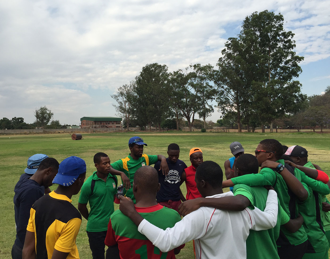 Players at Takashinga Cricket Club in Harare