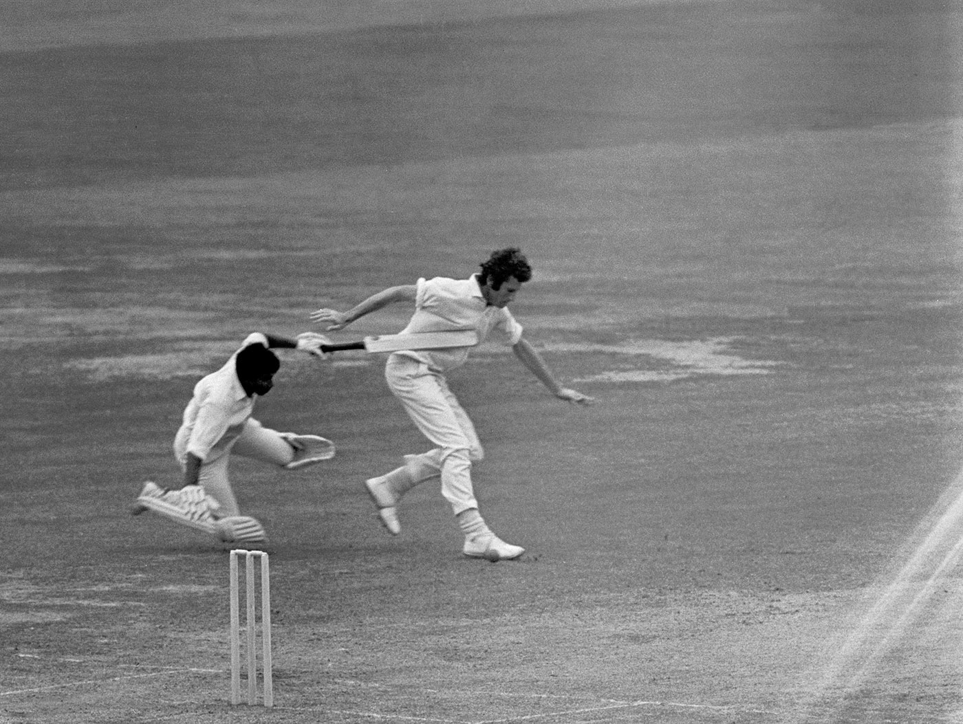Snow and Gavaskar collide at Lord's in 1971