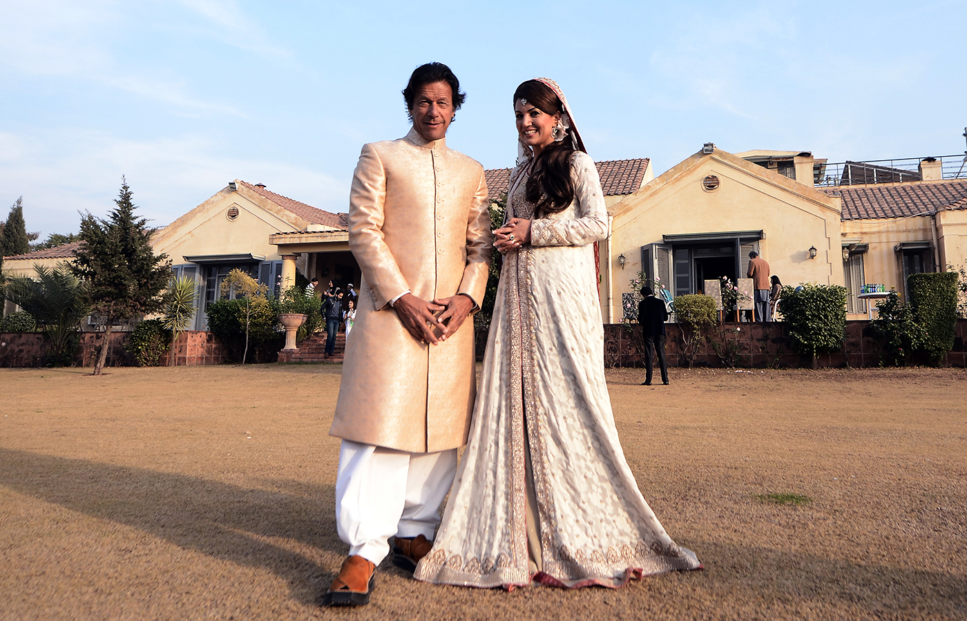 Imran with his second wife, Reham Khan, whom he married and divorced in 2015