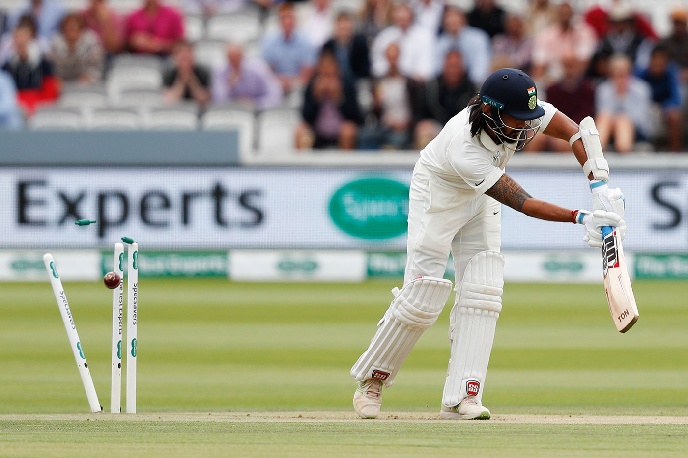 Vijay was dismissed for a pair by James Anderson in the 2018 Lord's Test