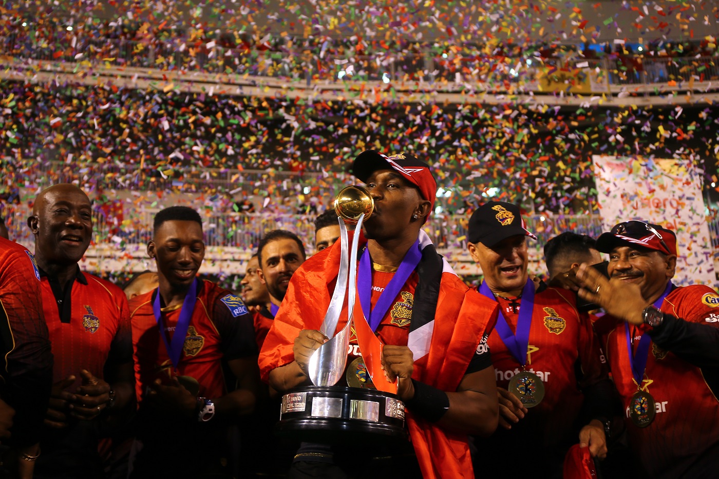 Dwayne Bravo has won five CPL titles, four with Trinbago Knight Riders and one with St Kitts and Nevis Patriots