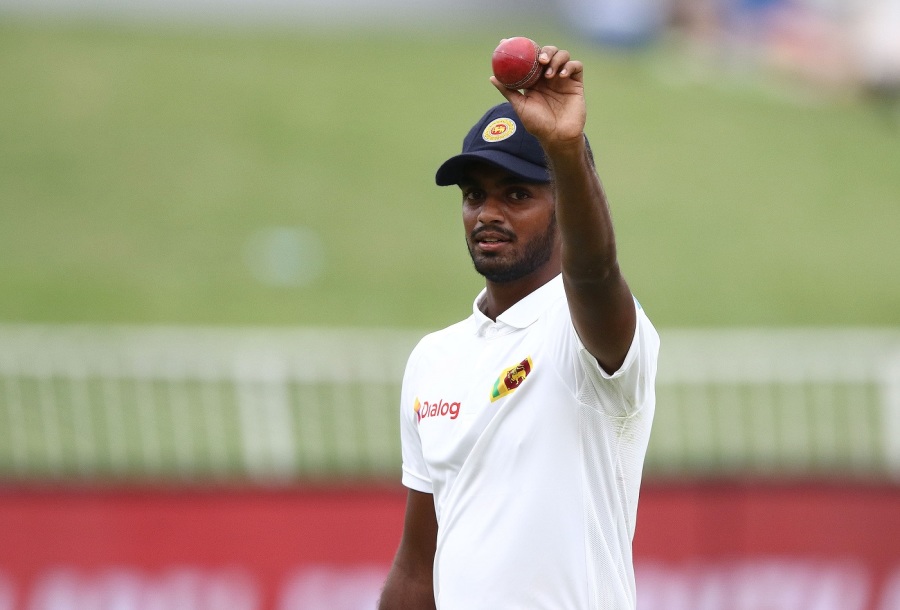 Debutant spinner Lasith Embuldeniya took a five-for to restrict South Africa to 259 in the second innings