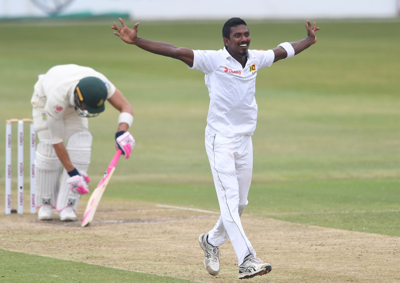 Vishwa Fernando set up the Test with a career-best match haul of 8 for 133. His victims included Dean Elgar, Hashim Amla, Faf du Plessis and Aiden Markram