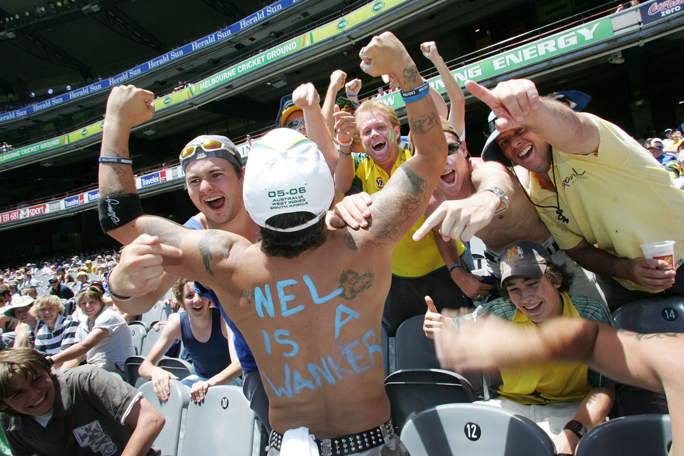 Bay 13 at the MCG shows off its wit and wisdom during a 2005 game