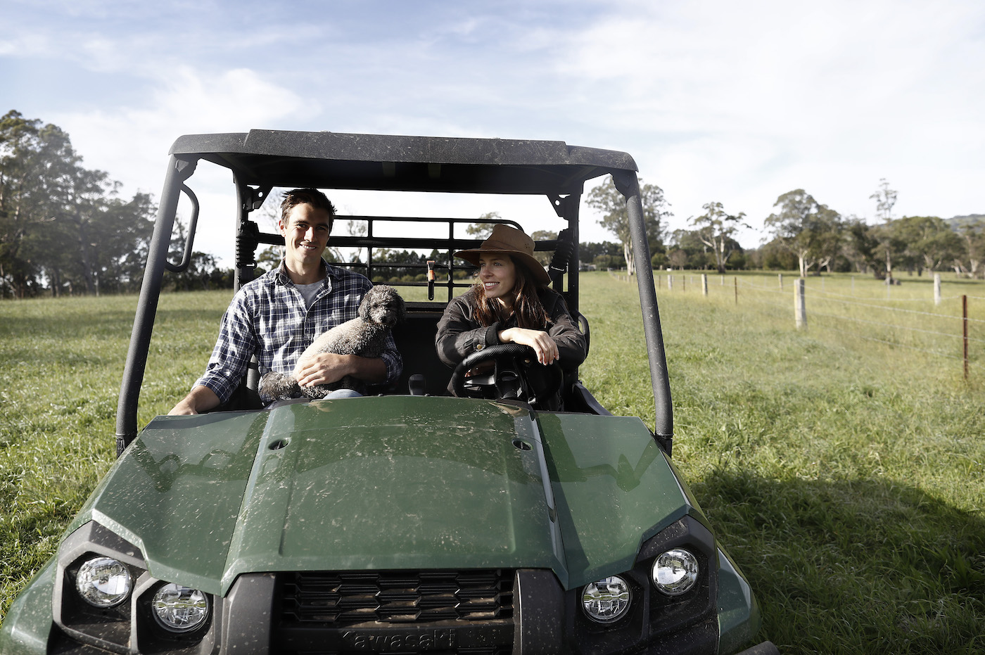 Norman has the run of Pat Cummins' massive Southern Highlands estate south-west of Sydney, though he would rather take the farm buggy, thank you very much