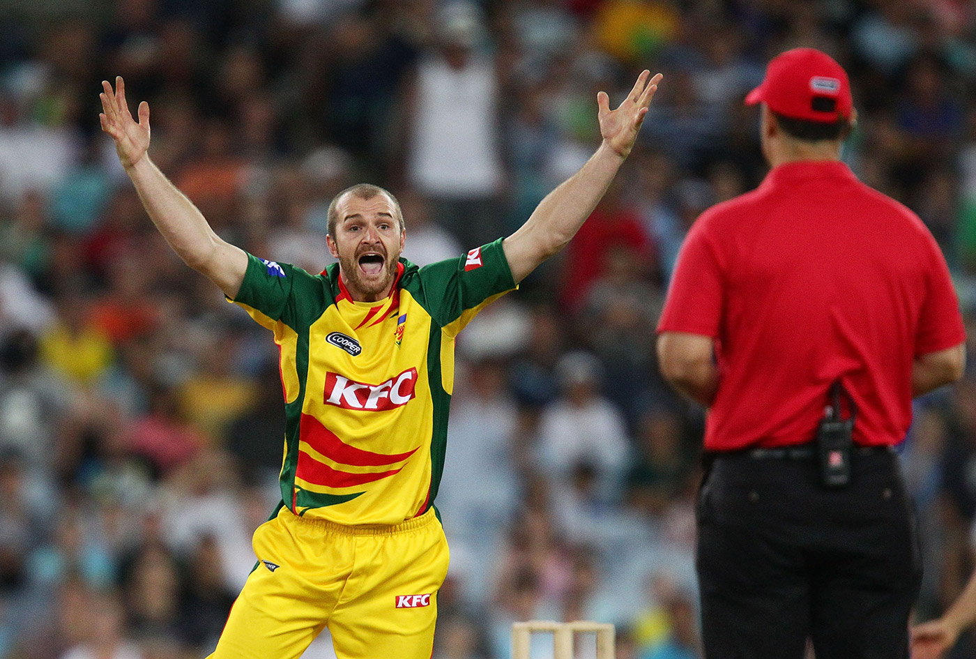 Krejza turns out for the Tasmania Tigers in 2010-11, the season before the Twenty20 Big Bash turned into a franchise tournament