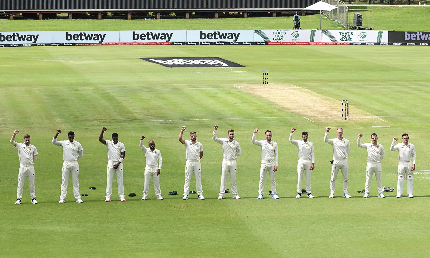 du Plessis took a public stand in support of the Black Lives Matter movement