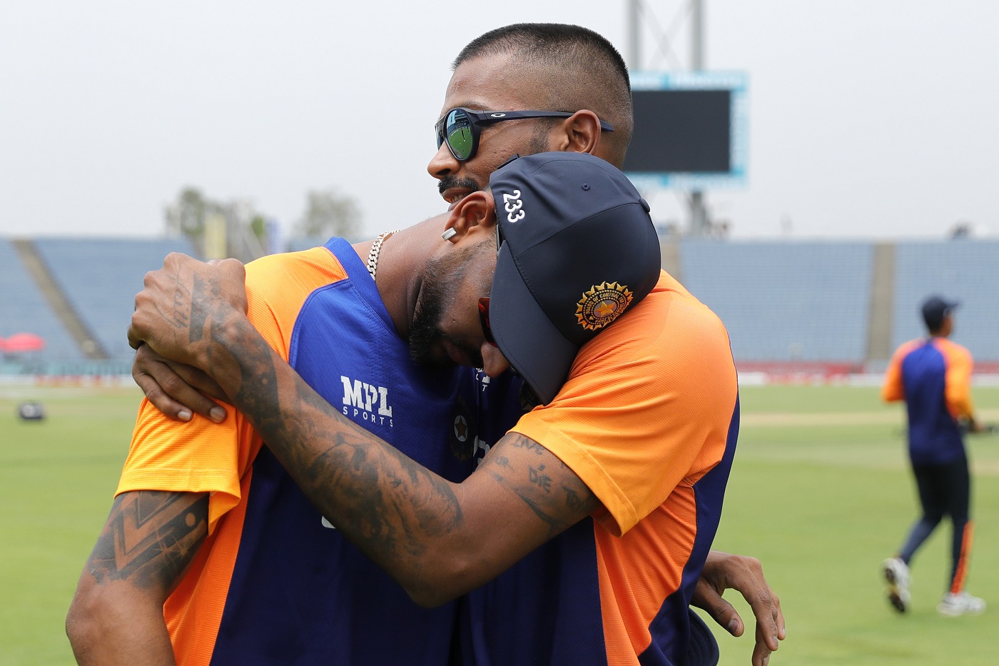 Love is a three-letter word: Krunal Pandya earns a cap and a cuddle