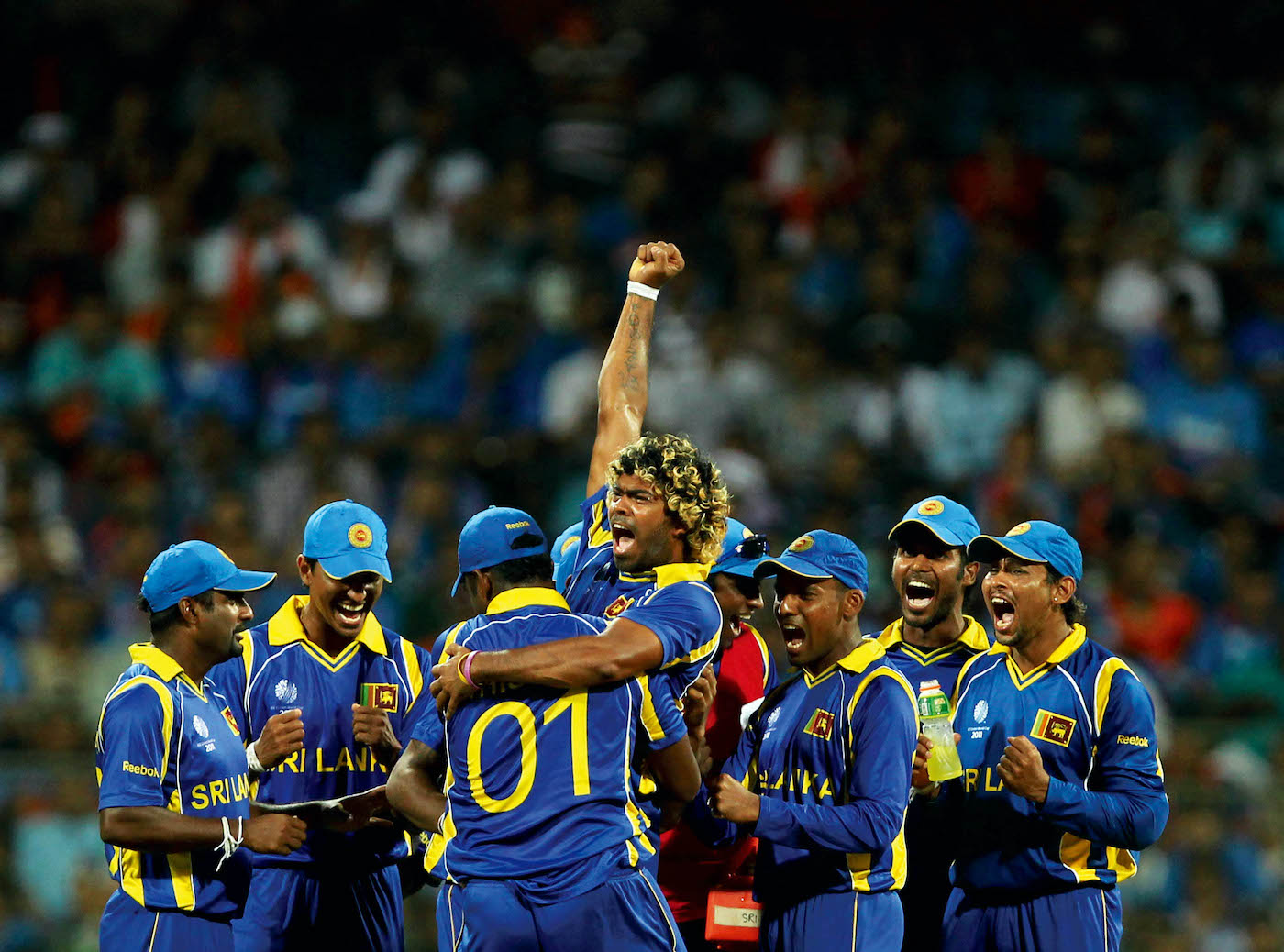 Lasith Malinga silenced the 43,000-strong crowd at the Wankede by removing Virender Sehwag and Sachin Tendulkar in quick succession