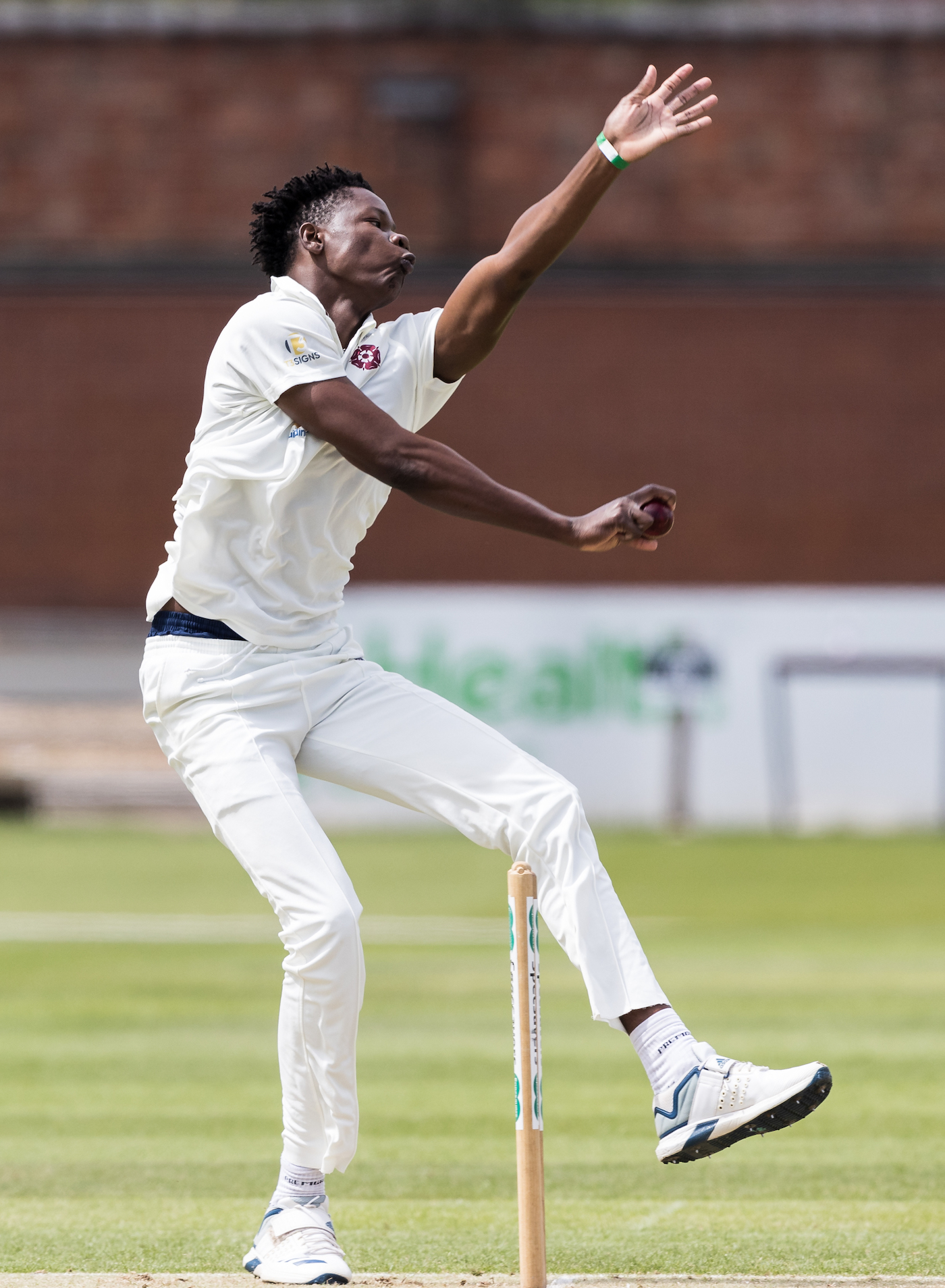 Muzarabani's action generates deceptive pace, and his height allows him to wring bounce out of difficult surfaces