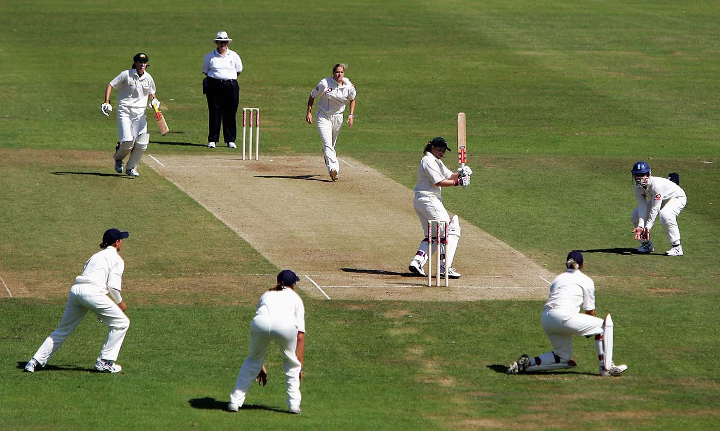 Brunt to Rolton: Australia No. 3 Karen Rolton made 71 and 97 in Hove, dismissed by Brunt in both innings - caught in the first and run out in the second