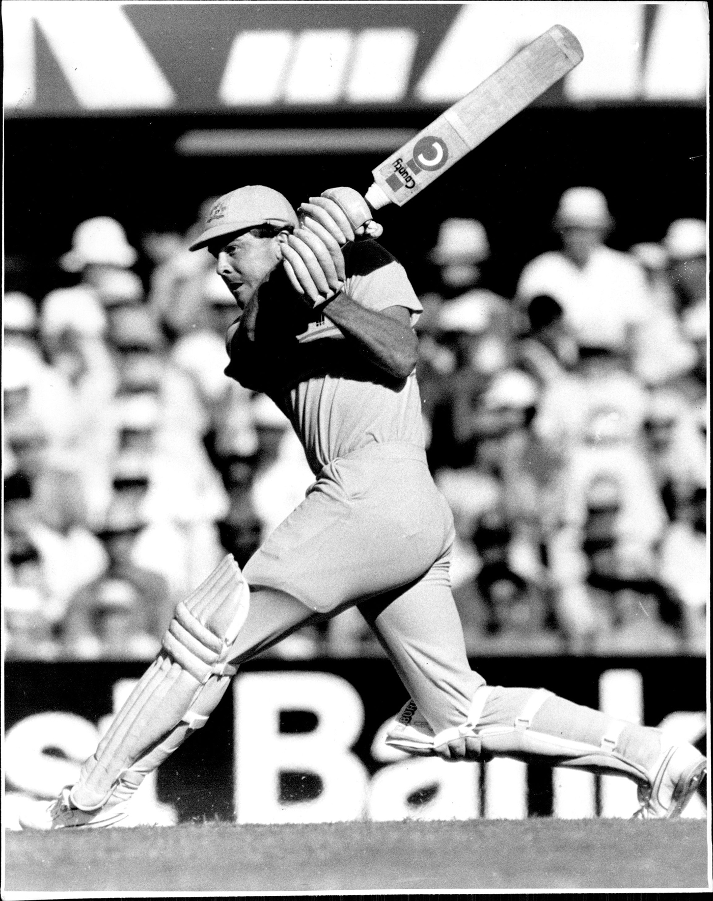 No. 11 Craig McDermott added 40 runs with Tim May for the last wicket, but fell to a Walsh bouncer when Australia needed two to win.  Did the ball hit his helmet? The jury's still out on that