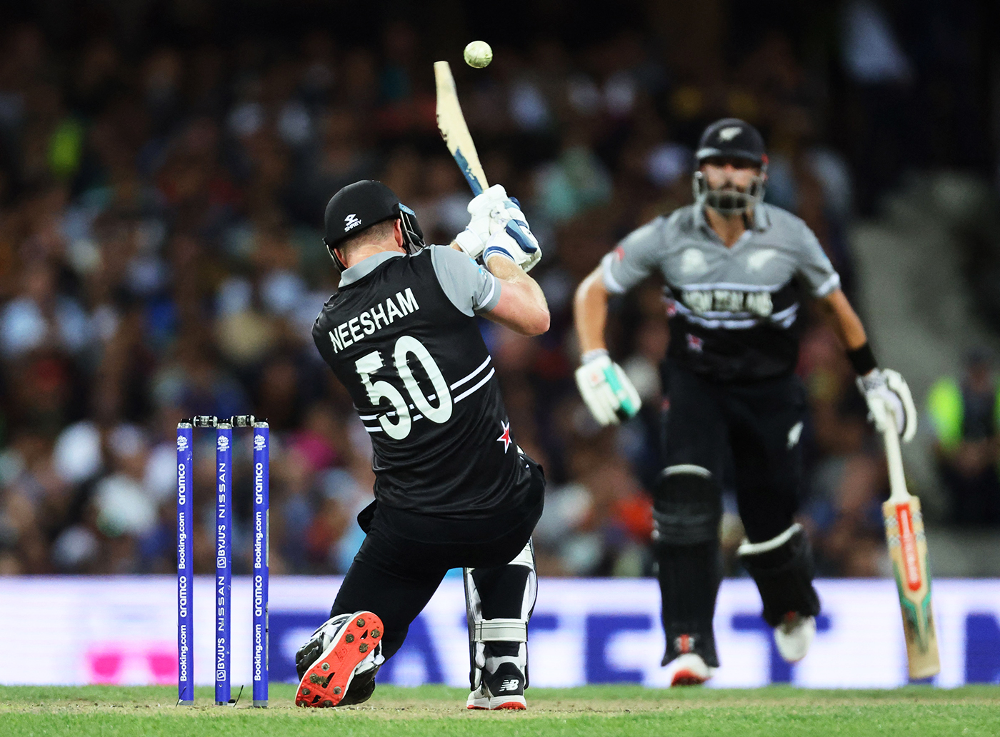 James Neesham made 16 not out
