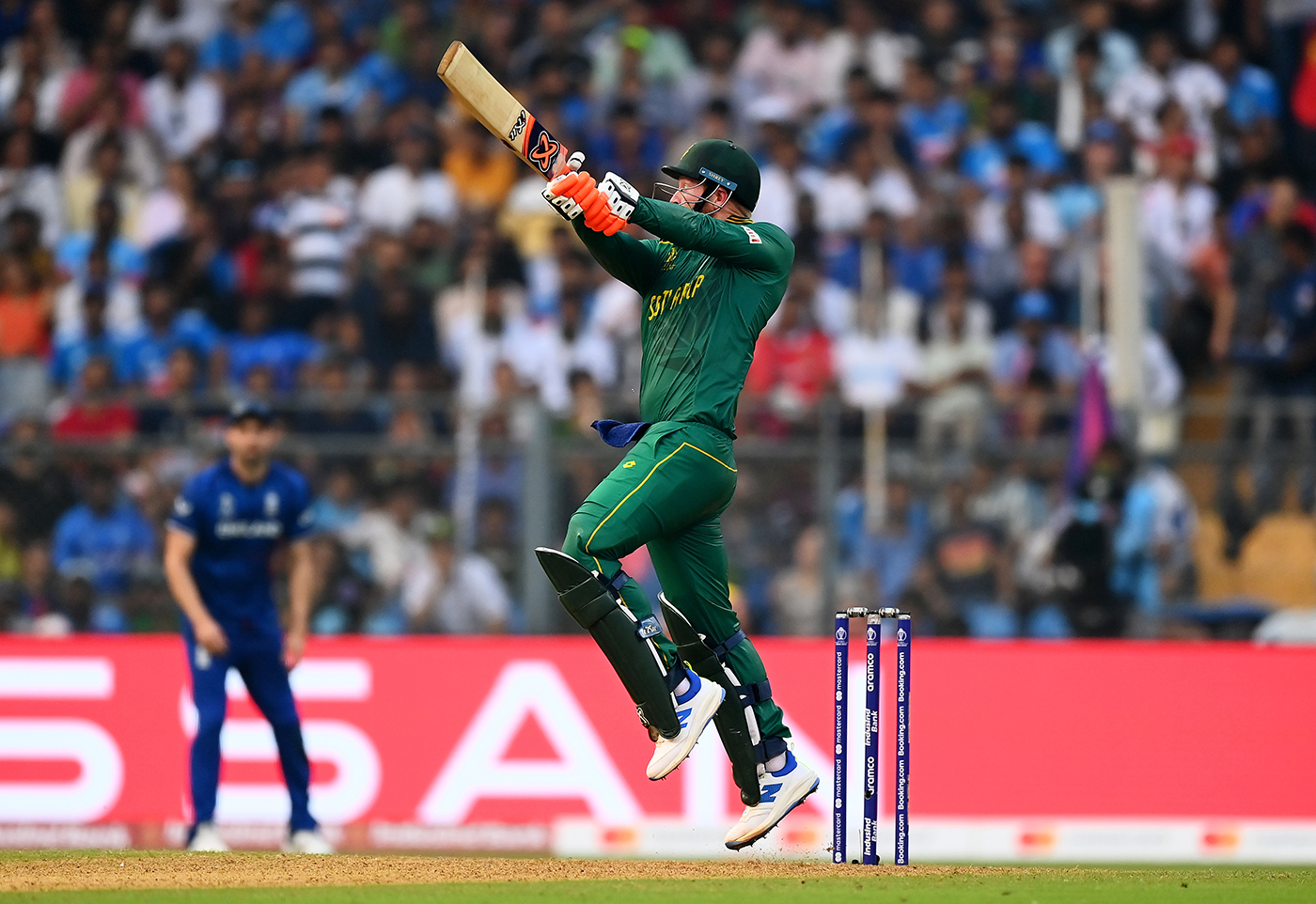Heinrich Klaasen brought up his maiden World Cup ton off 61 balls