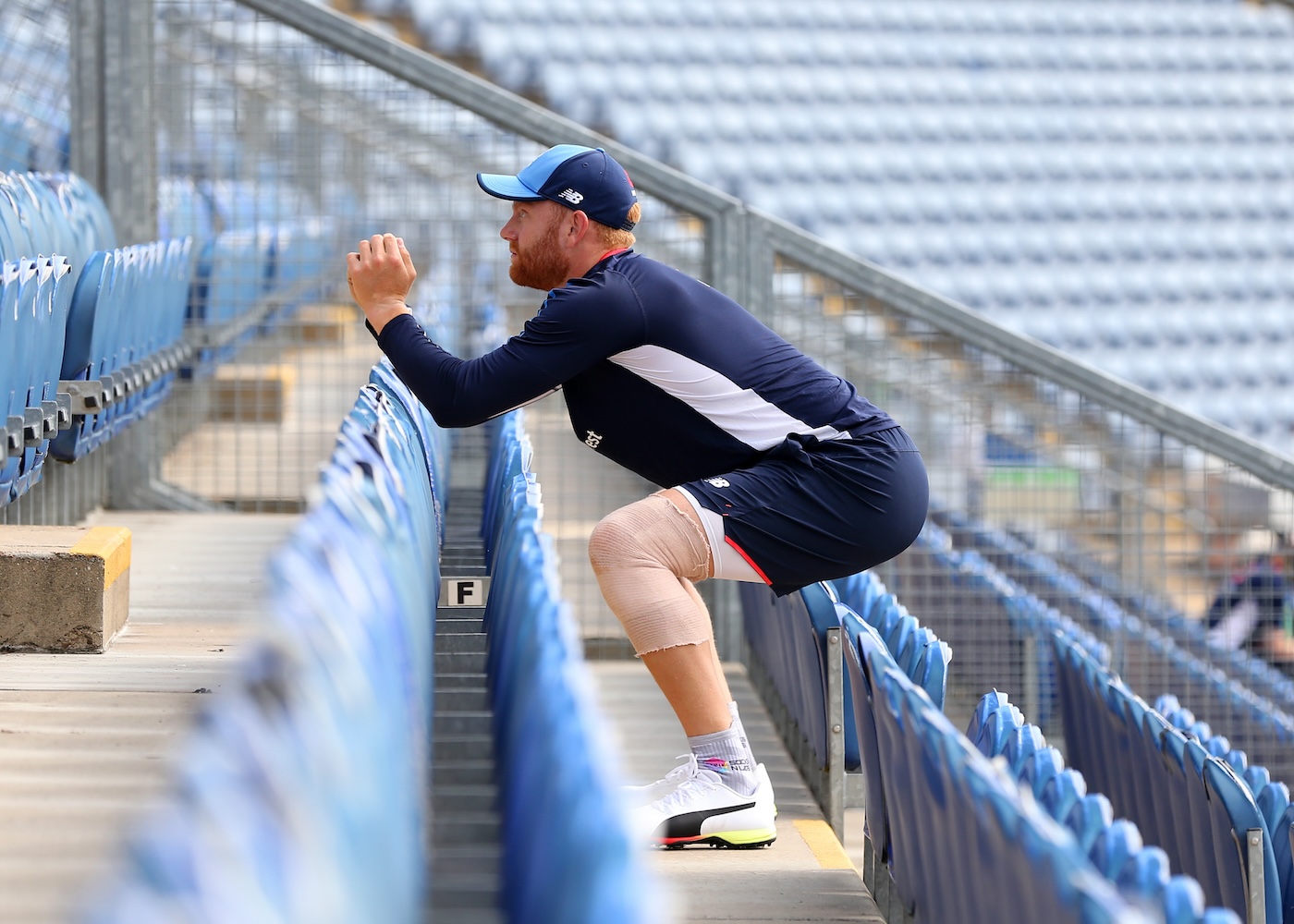 Working on core strength is important for a boundary fielder, and most exercise in an elite cricketer's training regimen engages the core in various ways