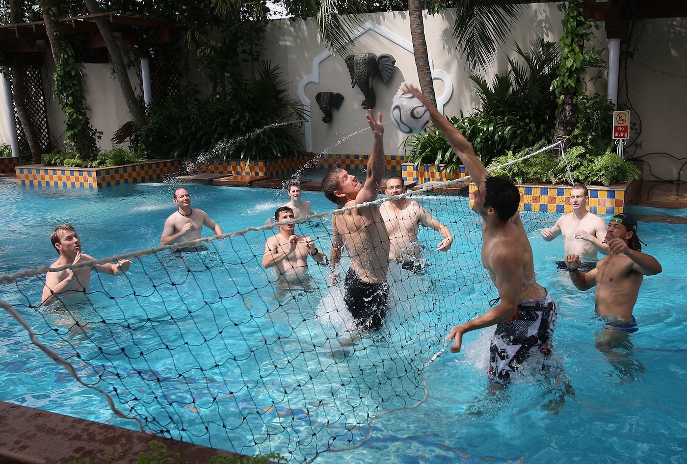 Not what the coach meant when he said to hit the nets