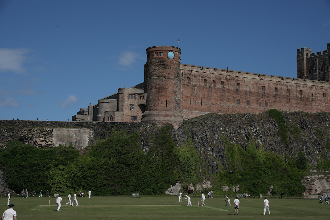 A century of centuries: battles of a different kind are now fought beside the bulwark of Bamburgh Castle