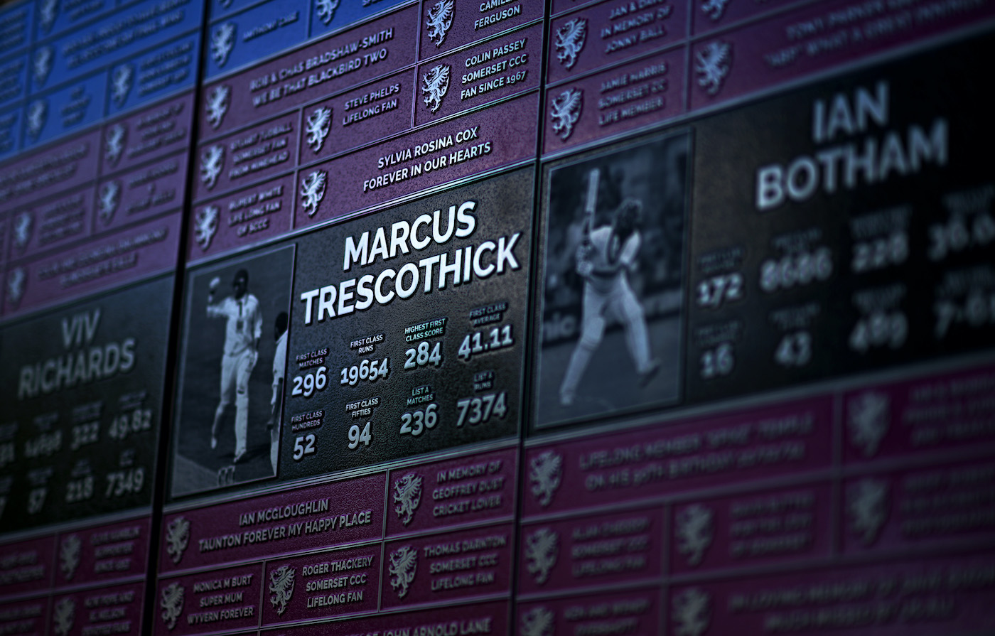Honour roll: Fans share space with their heroes on Taunton's Legends Wall