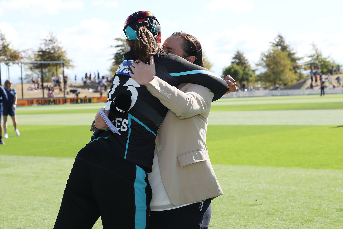That's what friends are for: Martin says her New Zealand team-mates have been nothing but supportive of her commentary career