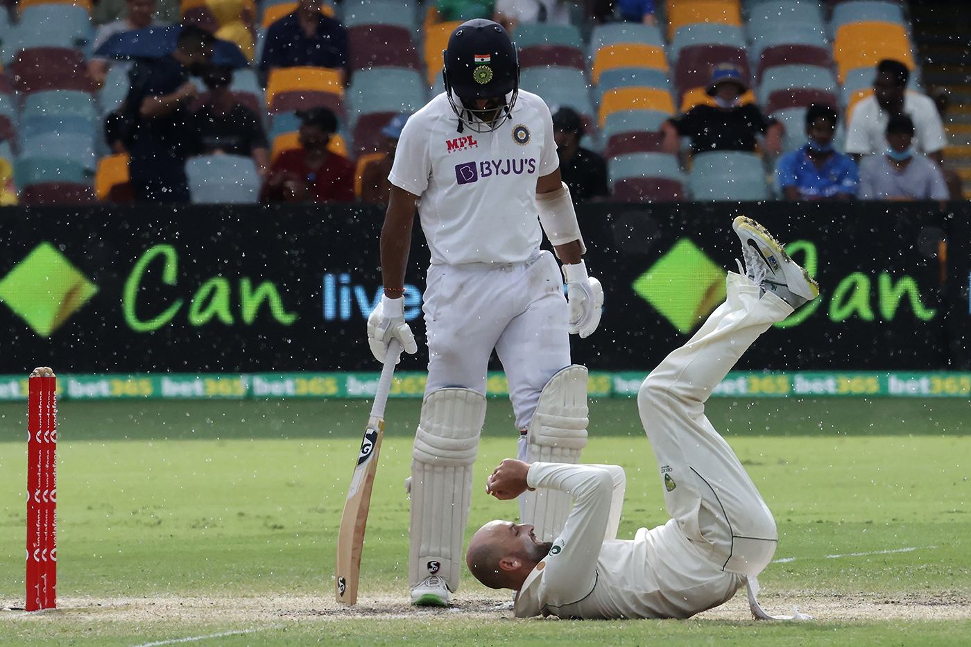 Offies have off days too: Nathan Lyon went for 150 runs in the Test, for three wickets