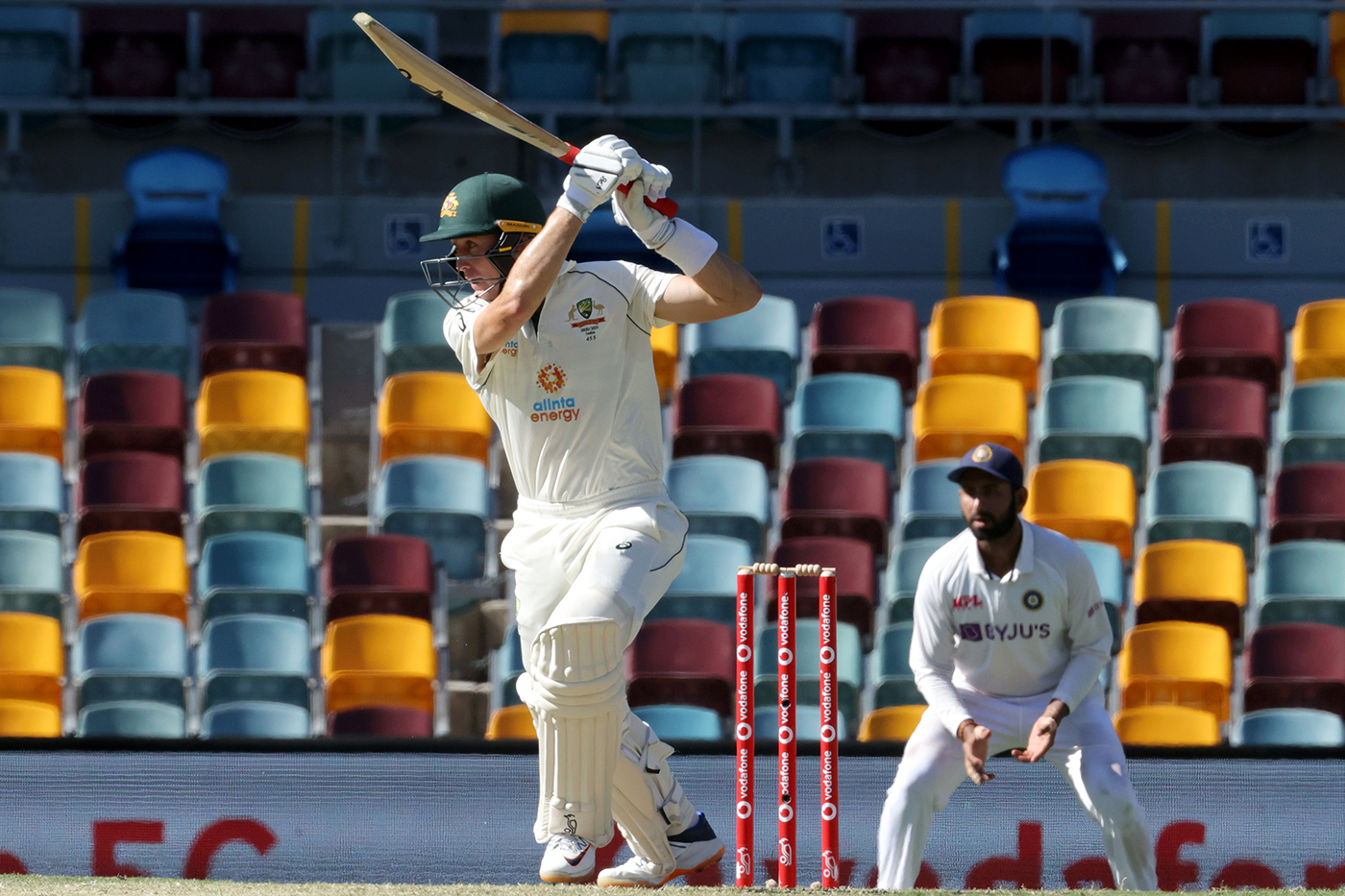 Marnus Labuschagne set up Australia's first innings with 108