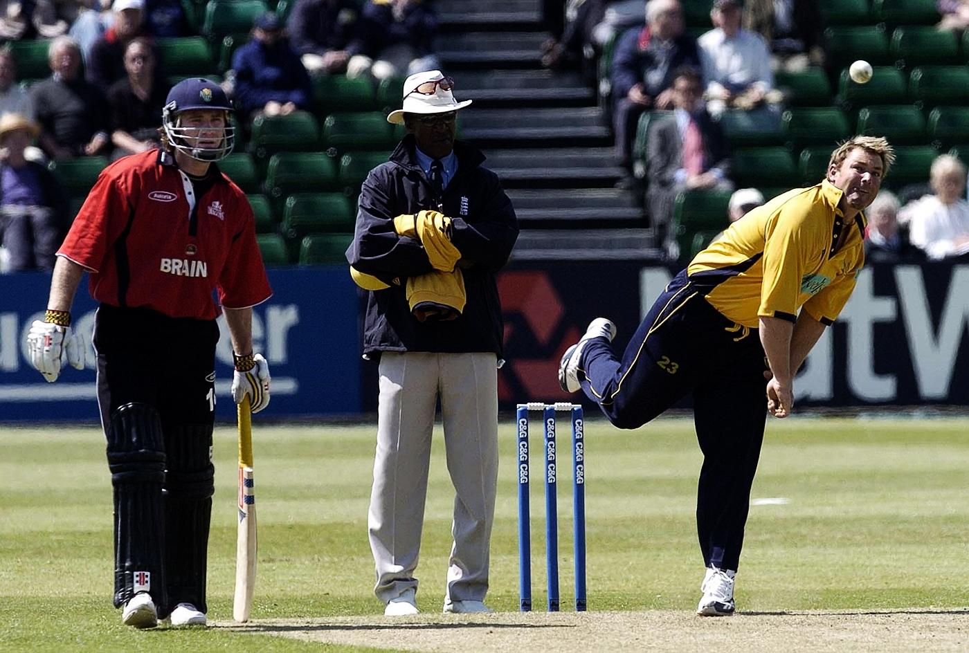 Shane Warne was one of Hampshire's most prominent overseas stars. In 2005 he led them to victory in the C&G Trophy and they finished the County Championship as runners-up, having been promoted the previous season