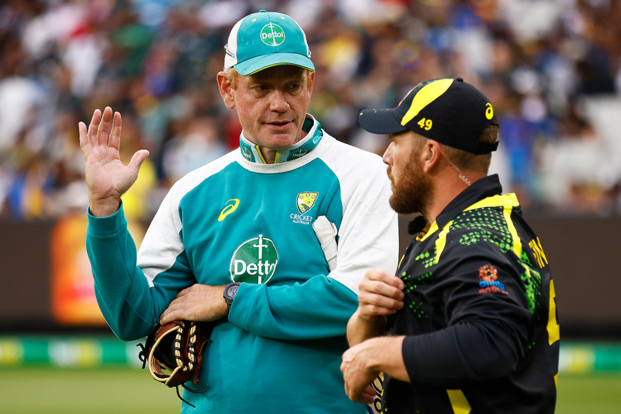 Finch on coach Andrew McDonald (left): 